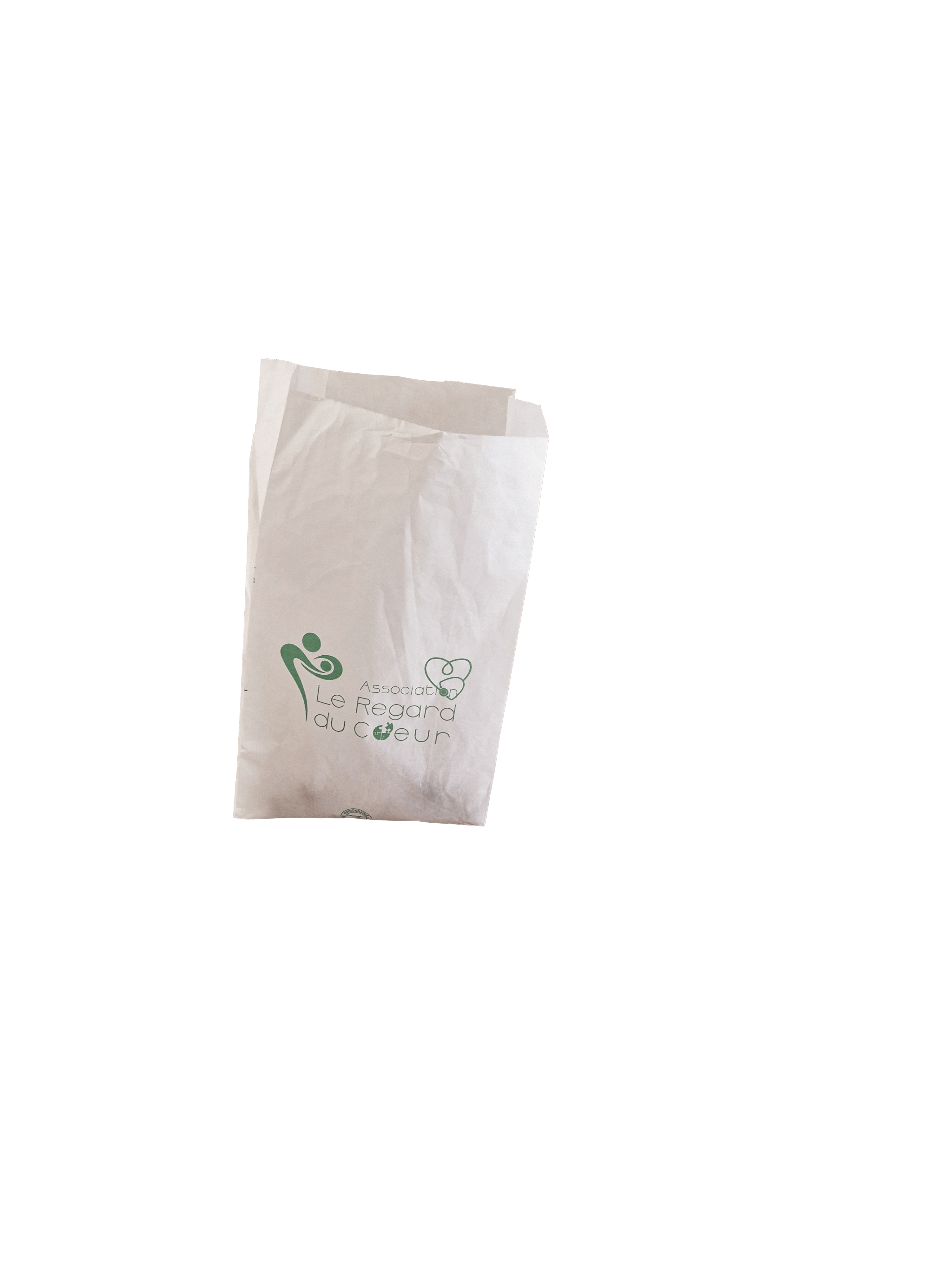 Sacs papiers blanc (N°104) Le Regard du Coeur