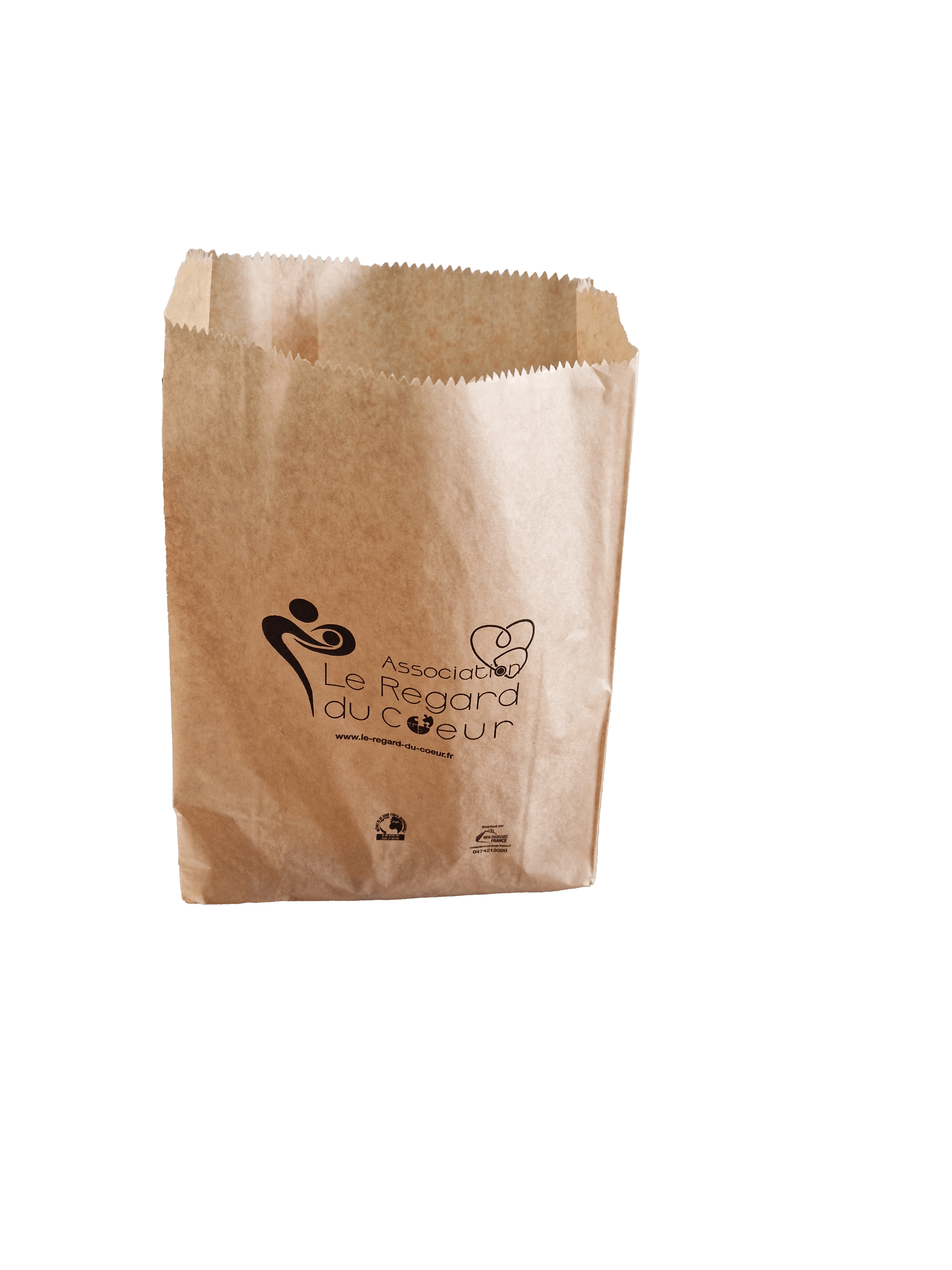 Sacs papiers kraft (N°105) Le Regard du Coeur