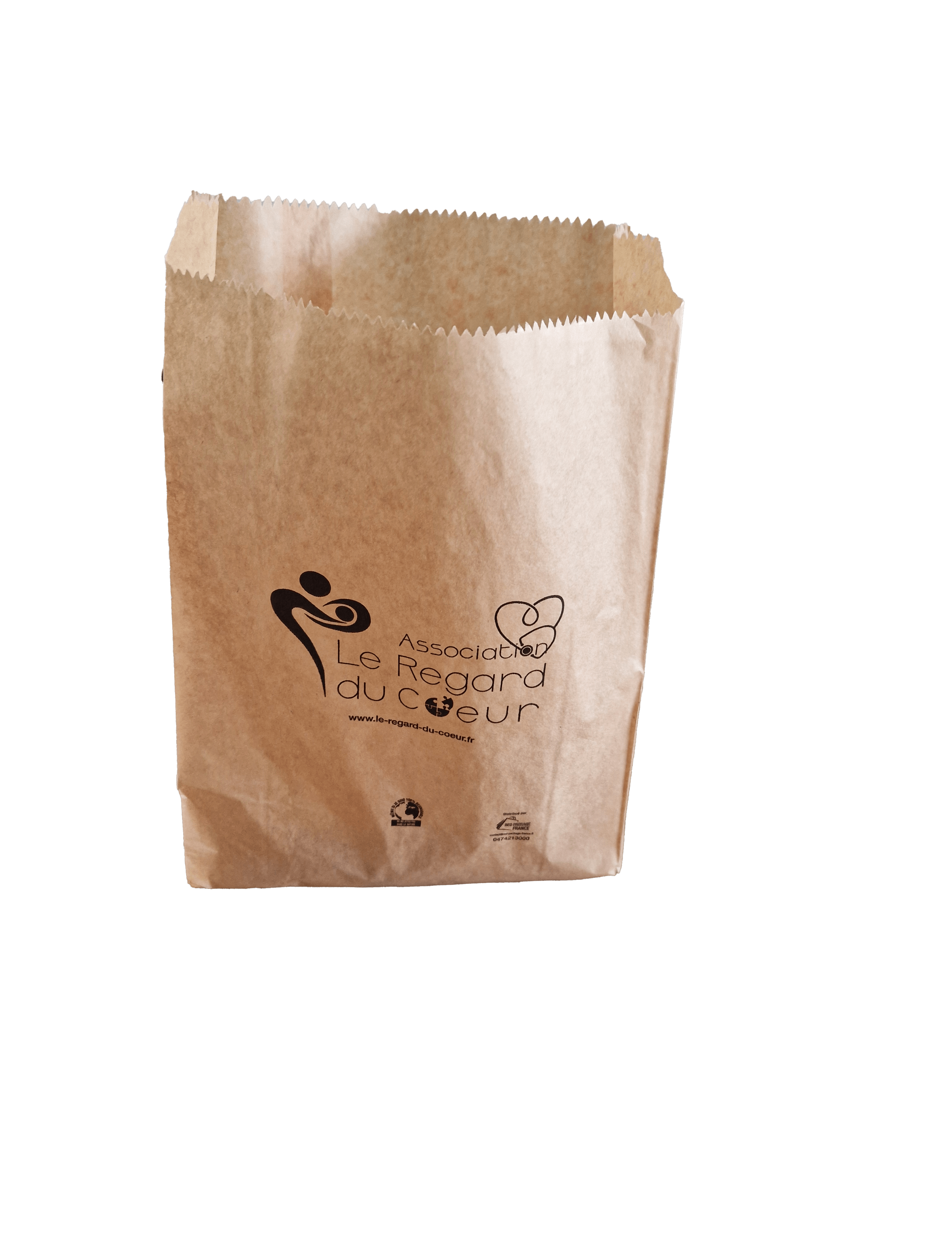 Sacs papiers kraft (N°107) Le Regard du Coeur